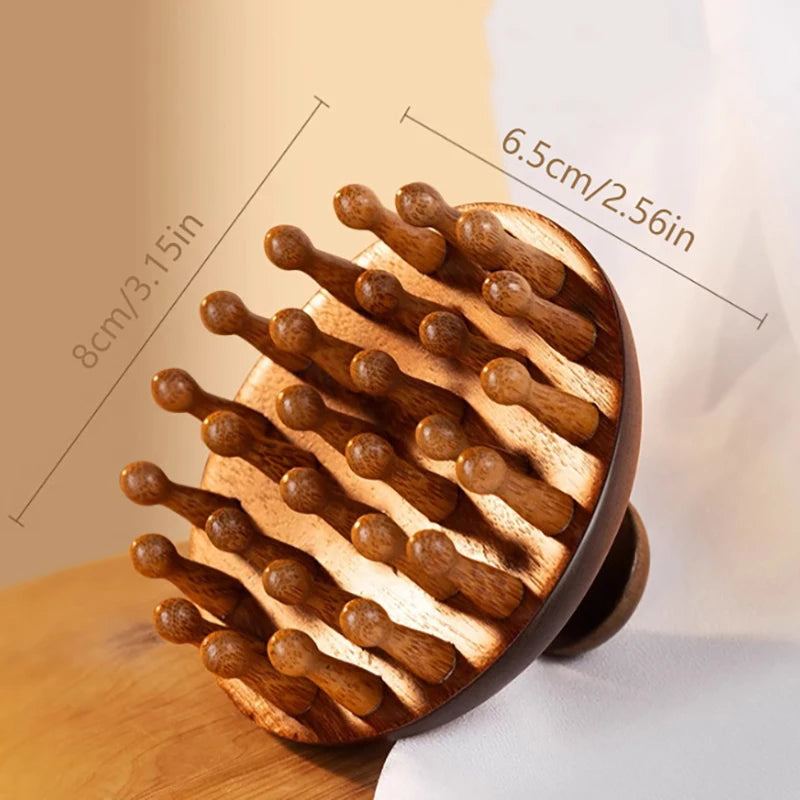 Natural Wood Massage Comb